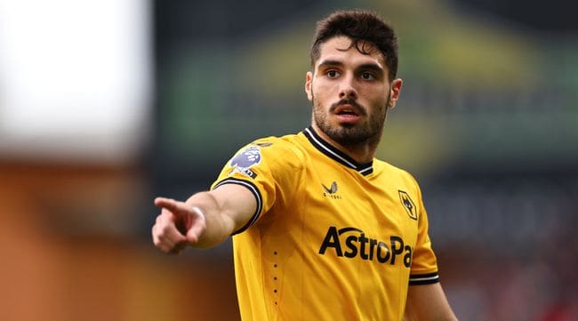 Pedro Neto of Wolverhampton Wanderers during the Premier League match between Wolverhampton Wanderers and Manchester City at Molineux on September 30, 2023 in Wolverhampton, England. (Photo by Robbie Jay Barratt - AMA/Getty Images)