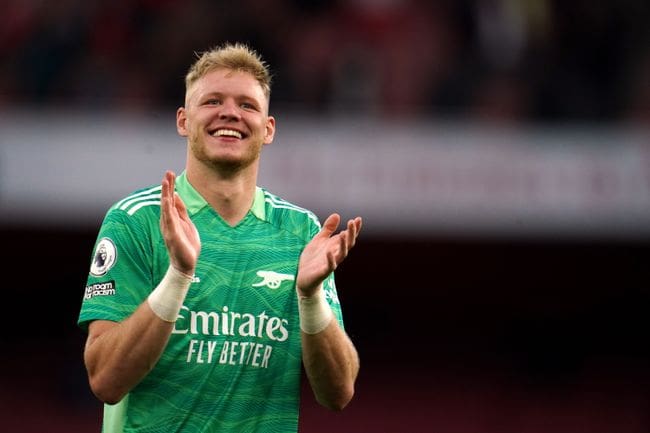 Arsenal goalkeeper Aaron Ramsdale