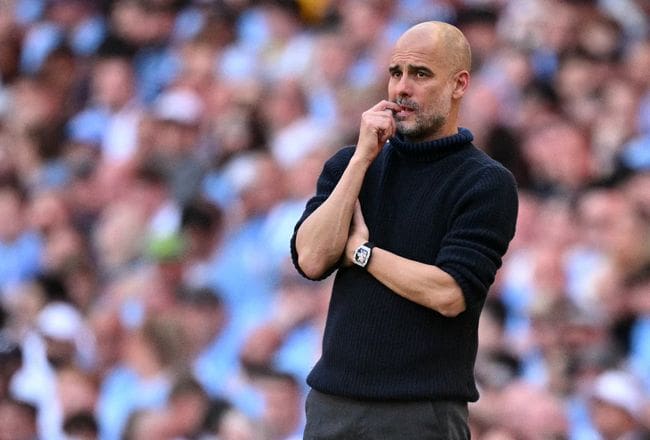 Manchester City boss Pep Guardiola