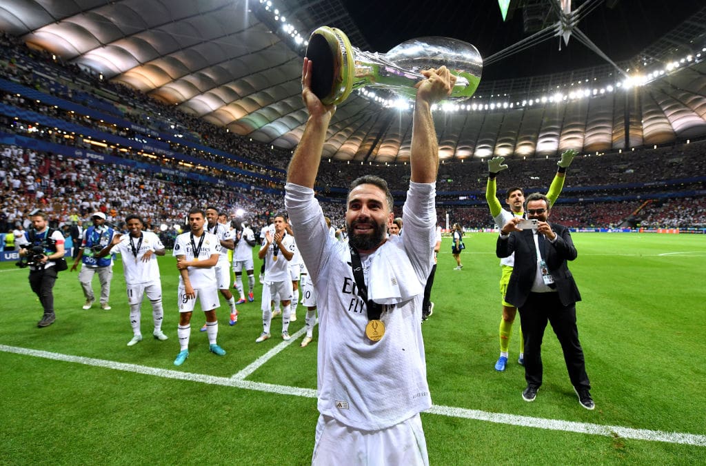 True Madrid defender Dani Carvajal has amazing trophy-to-games report