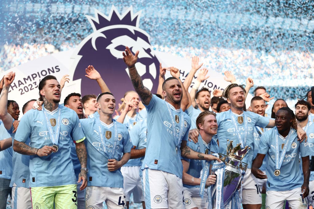 65 PERCENT of bet supported Manchester City's fall.