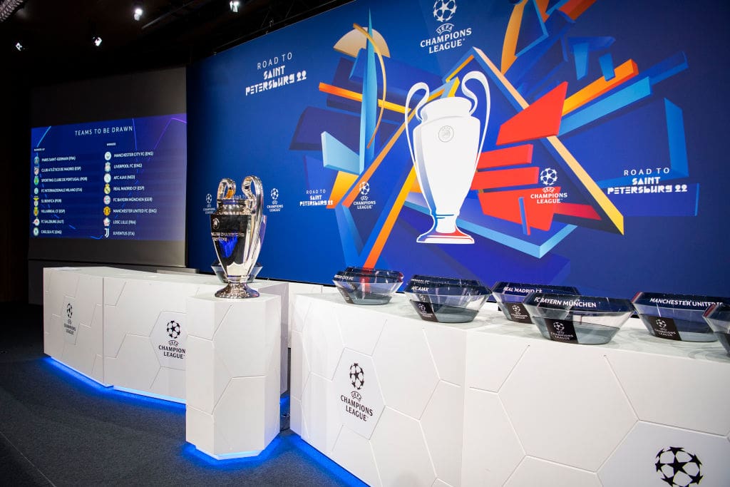 What is the process for the draws for the Champions League, Europa...