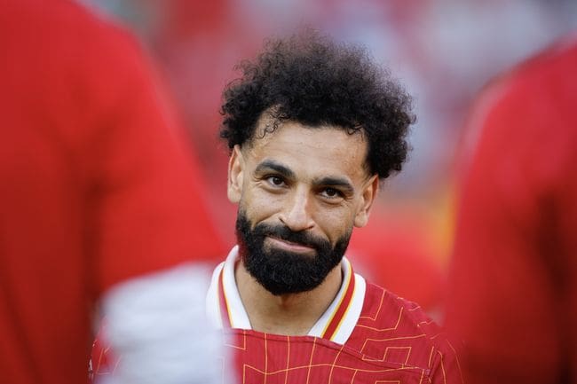 Mohamed Salah Liverpool forward at Anfield in the Premier League