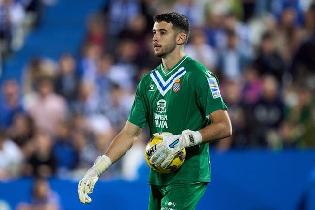 Espanyol goalkeeper Joan Garcia