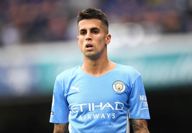 Joao Cancelo in action for Manchester City