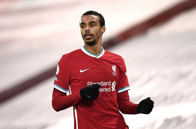 Former Liverpool defender Joel Matip in action