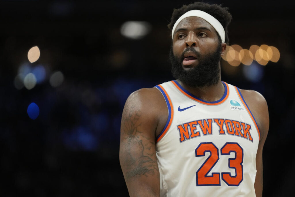 Mitchell Robinson, the Knicks C, will not be able to profit from...