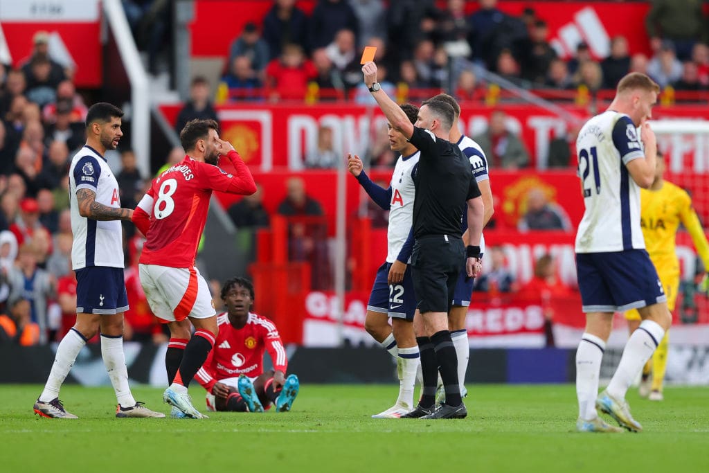 Bruno Fernandes, the captain for Manchester United, will he be suspended this...