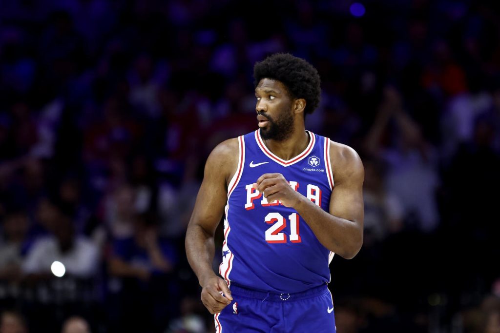 76ers star Joel Embiid to be held out of preseason due to...