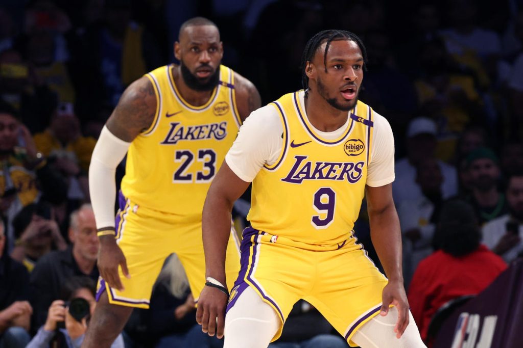 History or hype? LeBron and Bronny James share spotlight in symbolic, yet...