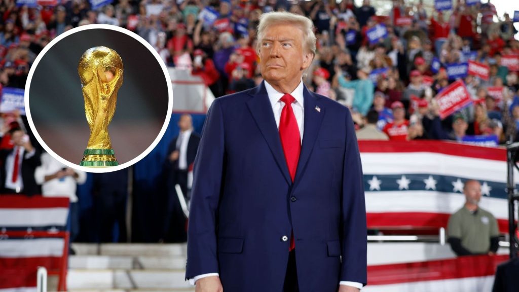 Does Donald Trump award the prize to the 2026 World Cup winner?