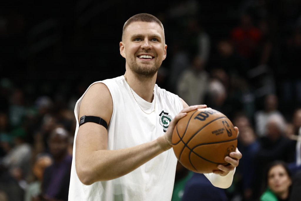 Celtics' Kristaps Porzingis makes season debut with start on Monday vs. Clippers