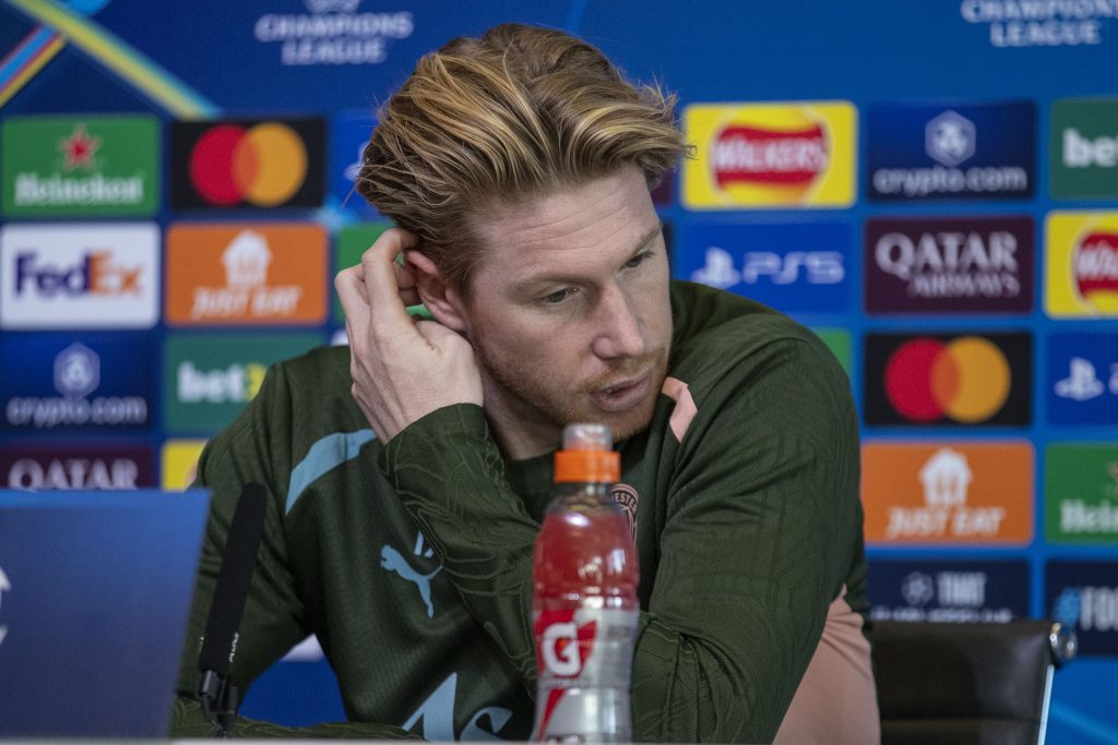 Kevin De Bruyne says he is relaxed over Manchester City contract discussions...