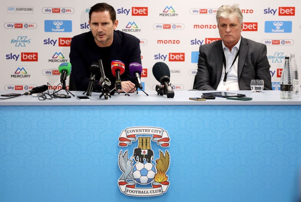 Chelsea, the Championship and replacing Mark Robins: Inside Frank Lampard's second Coventry...